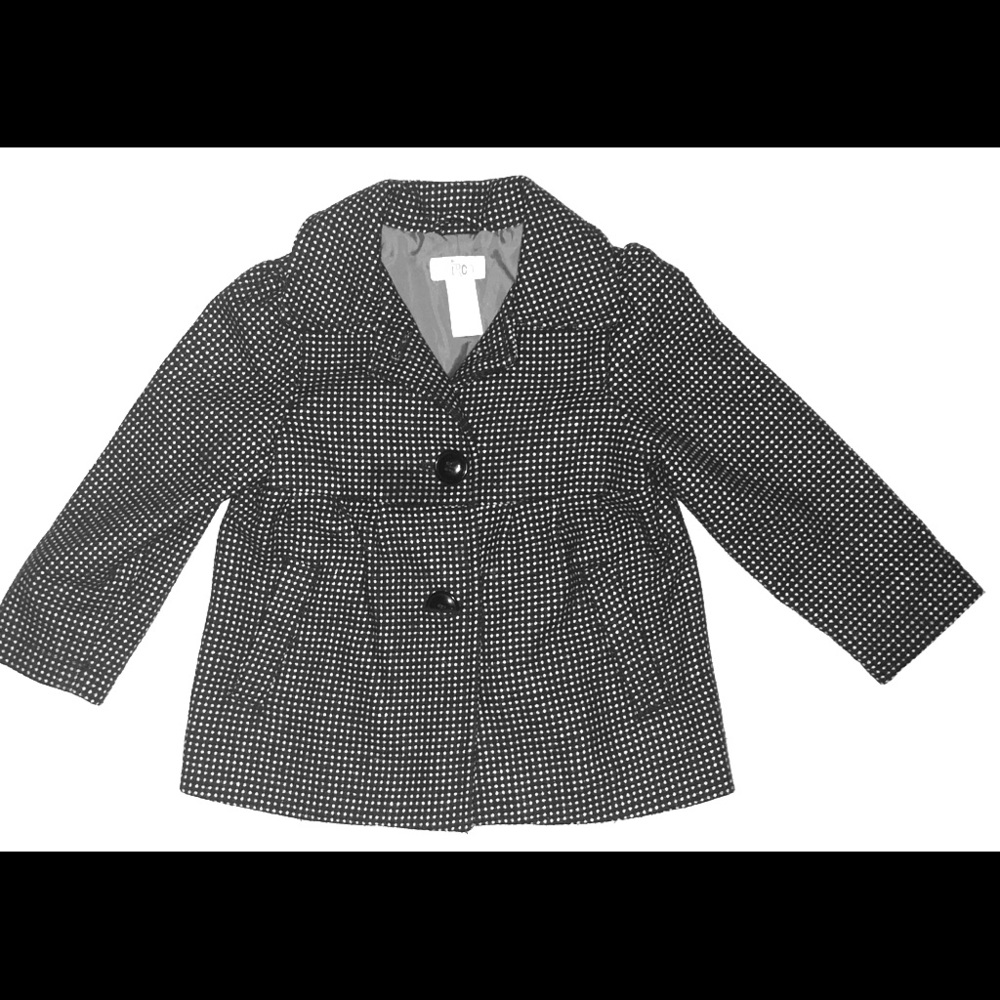 Circo Peacoat  black polka dot size 3T